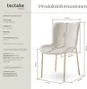 tectake® Polsterstuhl Tessa ergonomische Form mit hoher Produktbild-Vorschau 5