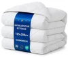 Zomerdekbed 135x200 cm, microvezel, wit, gestoffeerd, Productafbeelding-voorbeeld 1