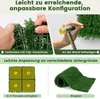 COSTWAY 12 szt. Ściana z roślin, 50,5 x 50,5 cm, sztuczną Podgląd zdjęcia produktu 6