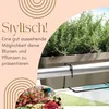 4er Set Blumenkasten Balkongeländer Balkon Blumenkasten Produktbild-Vorschau 3