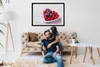 Bild - Bilderrahmen - 100 cm x 70 cm - MDF - Rahmen - Foto Produktbild-Vorschau 3