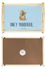 Mr. & Mrs. Panda Tablett Bär Gitarre - Blau Pastell - Produktbild-Vorschau 4