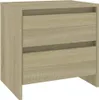 vidaXL Nachttisch Sonoma-Eiche 45x34,5x44,5 cm Produktbild-Vorschau 2