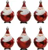 Christbaumschmuck Kunststoff Weihnachtsmann 8cm rot 1 Stück Produktbild-Vorschau 3