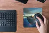 MuchoWow® Mauspad Mousepad Meer - Insel - Herz 20x20 cm - Produktbild-Vorschau 4