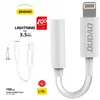 DUDAO Adapter USB Lightning - Klinke 3.5mm Bialy Produktbild-Vorschau 1