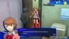A scene from a video game with two characters talking, one offering to show the other the way to school. Produktbild-Vorschau