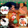2,5m Suspendu Noël Renne gonflable & Père Noël avec LED Voir les images du produit 2