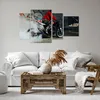 Bild auf Leinwand - Leinwandbild - Motorrad motorradfahrer Produktbild-Vorschau 6