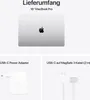 Apple MacBook Pro, Silber, 16 Zoll, Standardglas, M4 Pro, Produktbild-Vorschau 6