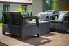 Allibert CORFU BOX Gartenmöbel-Set - Graphit Produktbild-Vorschau 2