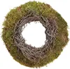 Mooskranz Deko Kranz Grün Mauskraut Natur Ø30cm Herbst Produktbild-Vorschau 1