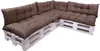 Palettenkissen 7er-set | sitzkissen 120x80 + rückenkissen Produktbild-Vorschau 1