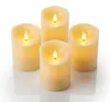 Relaxdays LED Kerzen, 4er Set, Timer & bewegliche Flamme, Produktbild-Vorschau 1