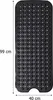 Sepio Badewannenmatte Schwarz 99x40 cm, Duschmatte Produktbild-Vorschau 3
