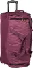 A burgundy travel duffel bag with wheels and a retractable handle, shown against a white background. Náhľad obrázku produktu