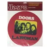 A record slip mat featuring The Doors band members and album art, presented in its original packaging. Podgląd zdjęcia produktu