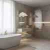 Duschwand Rea Flexi 110 Walk-In Gebürstetes Gold Produktbild-Vorschau 6