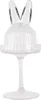 Clayre & Eef Cloche Lapin Ø 12x29 cm Verre transparent Voir les images du produit 1