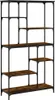 vidaXL Knihovna Smoked Oak 99x35,5x176 cm z dřevěného Náhled obrázku produktu 6
