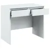 A white desk with two drawers, one of which is open. Náhľad obrázku produktu