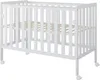 ZEE BAMBI Łóżeczko Dostawne dla Niemowląt 120x60 cm Białe z Podgląd zdjęcia produktu 6