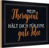 vianmo Holzschild 12x18 cm Therapeut fält dich gute Idee Produktbild-Vorschau 1