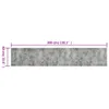 The Living Store Küchenteppich Waschbar Beton 60x300 cm Produktbild-Vorschau 5