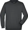 James & Nicholson Sweatshirt Round Sweat Heavy graphit Produktbild-Vorschau 1