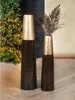 Gilde Vase, groß, konisch, "Macchia", Keramik, braun, VE 1, Produktbild-Vorschau 2
