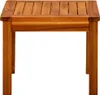 vidaXL Table basse de jardin 45x45x36 cm bois massif acacia Voir les images du produit 1
