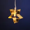 LED Lichterkette Backförmchen goldene Sterne - 8 warmweiße LED - Batteriebetrieb - L: 1,4m - gold Produktbild-Vorschau