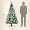 HOMCOM Künstlicher Weihnachtsbaum, 180 cm Christbaum mit Produktbild-Vorschau 3