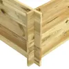 vidaXL Podwyższone łóżko 150x100x40 cm z impregnowanego Podgląd zdjęcia produktu 4