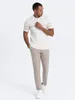 Ombre Clothing Herren-T-Shirt mit Kragen Lonefist cremig XL Produktbild-Vorschau 10