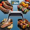 Vilde | Barbecue à charbon pliable - 46x22x22 cm - Mini Voir les images du produit 7