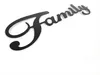 IvoQ Metall 'Family' Wanddekoration – Stilvolle Metall Produktbild-Vorschau 2