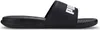 A black Puma slide sandal with a white Puma logo on the strap, shown from the side against a white background. Anteprima dell’immagine prodotto