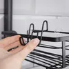 Mensola da parete nera per bagno: installazione semplice Anteprima dell’immagine prodotto 5