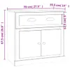 Sideboards 2 Stk. Grau Sonoma Holzwerkstoff , Kommoden Produktbild-Vorschau 9