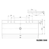 Kaldewei 906407213661 Aufs.-WT SILENIO Mod.3049-D, 1200 x Produktbild-Vorschau 2