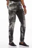 CD496 Herren Streetwear-Jeans mit Waschmuster Produktbild-Vorschau 1