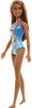 Mattel Barbie Beach Doll con costume da bagno blu HDC51 Anteprima dell’immagine prodotto 3