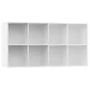 vidaXL Libreria/Sideboard Bianco 66×30×130 cm Materiale a Anteprima dell’immagine prodotto 18