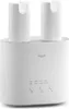 A white shoe dryer with two cylindrical nozzles on top. Produktbild-Vorschau