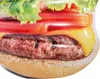 Burger Luftmatratze, fotorealistisches Design, 145 x 142cm Produktbild-Vorschau 2