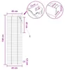 vidaXL Tende veneziane in legno effetto noce, 45 x 130 cm, Anteprima dell’immagine prodotto 8