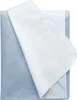A folded light blue and white sheet is shown against a white background. Produktbild-Vorschau