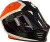 Casque Simpson Venom Milwaukee, blanc/noir/orange, XS (54) Voir les images du produit 1
