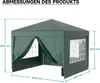 Wiltec Pavillon 3 x 3 m in Grün mit UV-Schutz 50+, Produktbild-Vorschau 7